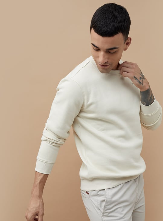 FAME FOREVER Solid Sweatshirt
