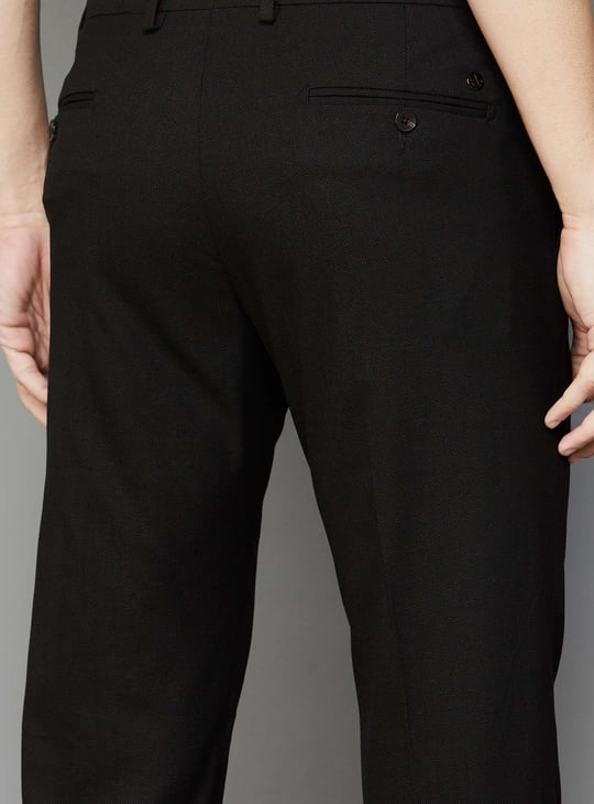 ARROW Men Solid Regular Fit Formal Trousers