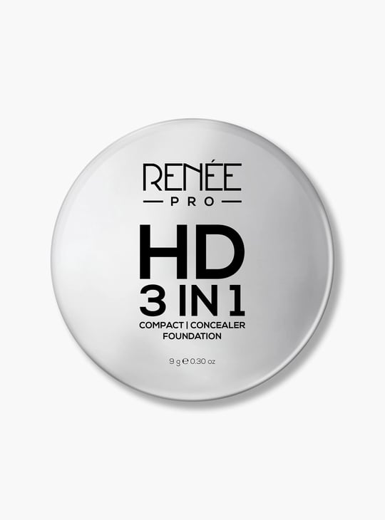 RENEE Pro HD 3-In-1 Compact, Concealer & Foundation - Amande - 9g
