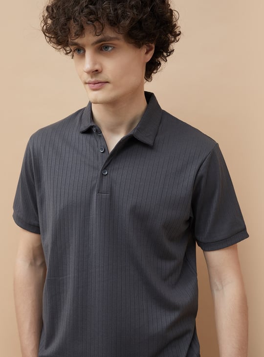BOSSINI Striped Slim Fit Polo T-shirt