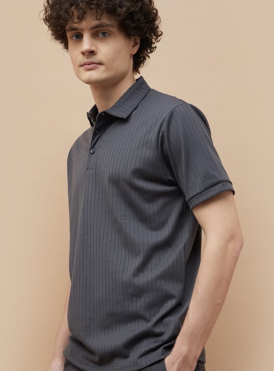 BOSSINI Striped Slim Fit Polo T-shirt