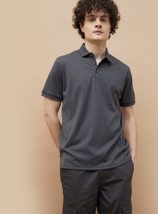 BOSSINI Striped Slim Fit Polo T-shirt