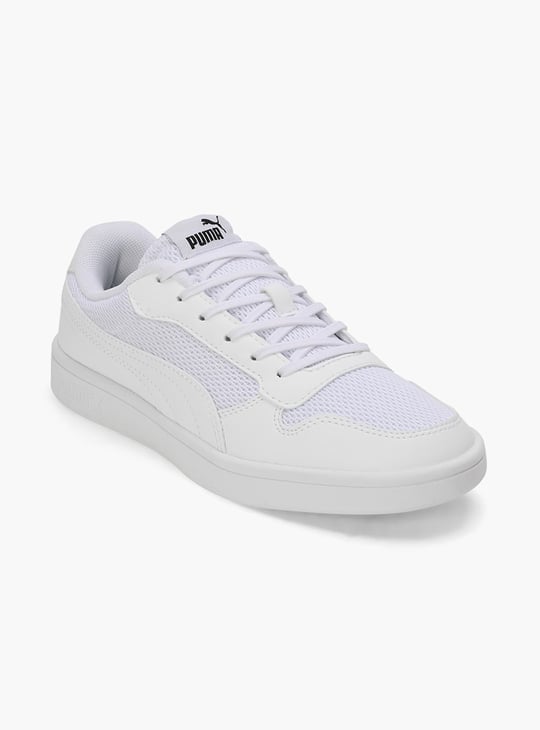 PUMA Boys Smash Comfort Youth Boys Mesh Sneakers