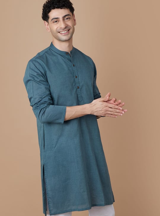 MELANGE Solid Straight Kurta