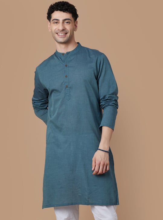 MELANGE Solid Straight Kurta