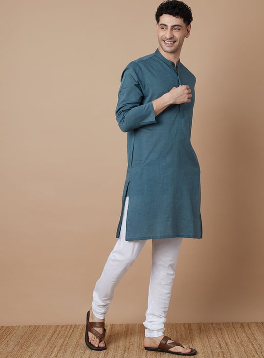 MELANGE Solid Straight Kurta