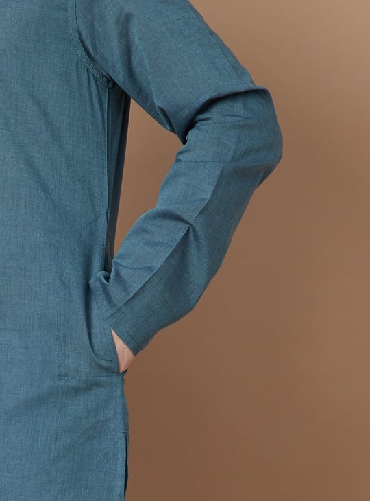MELANGE Solid Straight Kurta