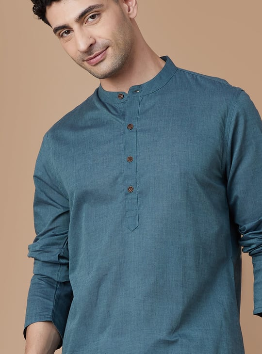 MELANGE Solid Straight Kurta