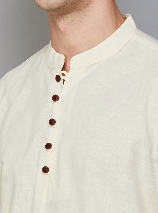 MELANGE Solid Short Kurta
