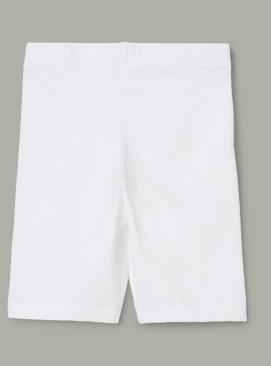 JOCKEY Girls Solid Cycling Shorts - Pack of 2