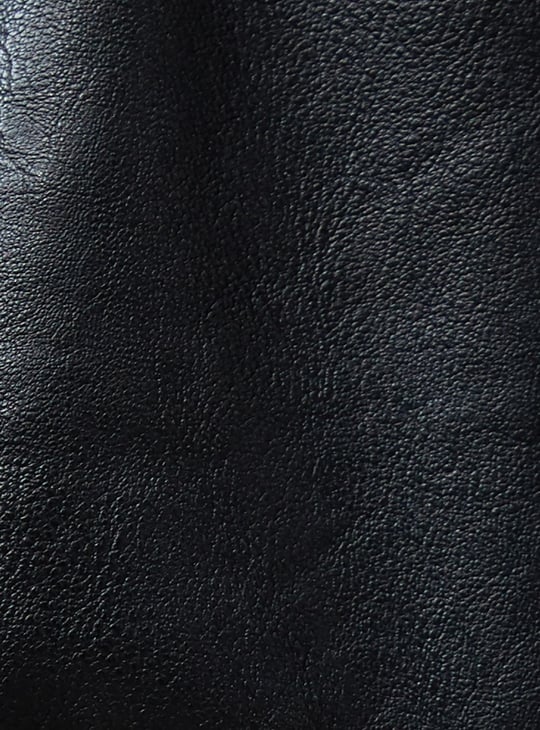 BOSSINI Textured Hooded Biker Jacket