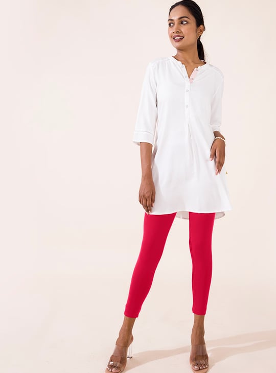 GO COLORS Women Solid Leggings