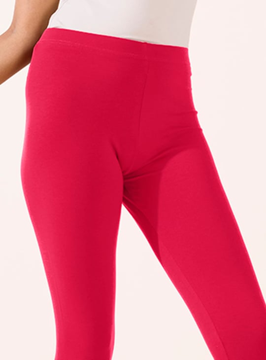 GO COLORS Women Solid Leggings