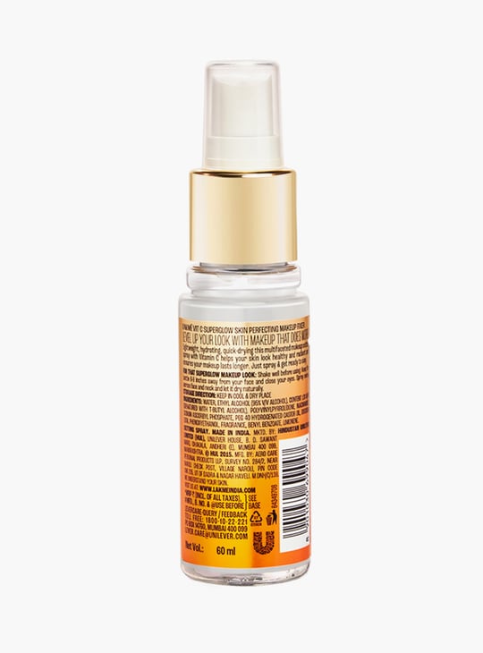 LAKME Vit C Superglow Skin Perfecting Makeup Fixer - 60ml