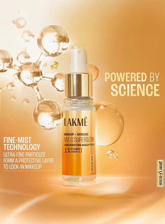 LAKME Vit C Superglow Skin Perfecting Makeup Fixer - 60ml