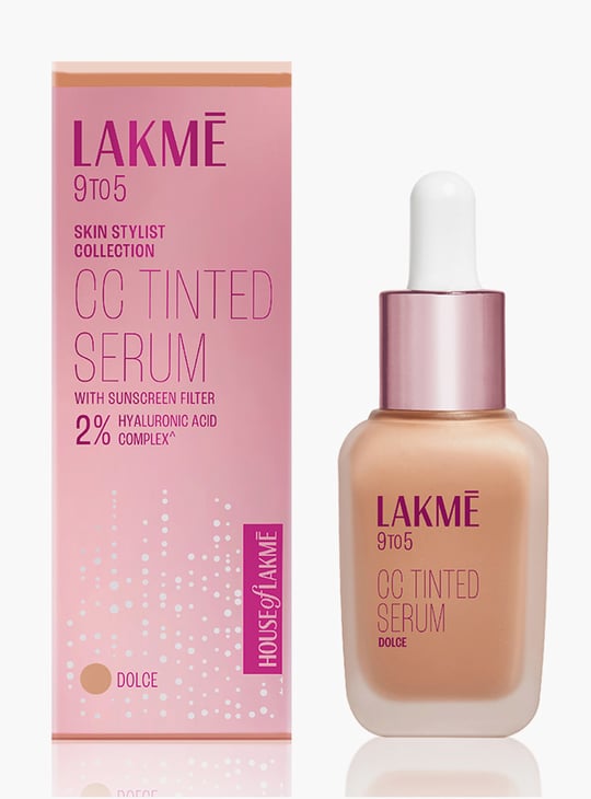 LAKME 9to5 CC Tinted Serum with Hyaluronic Acid - Dolce - 30ml