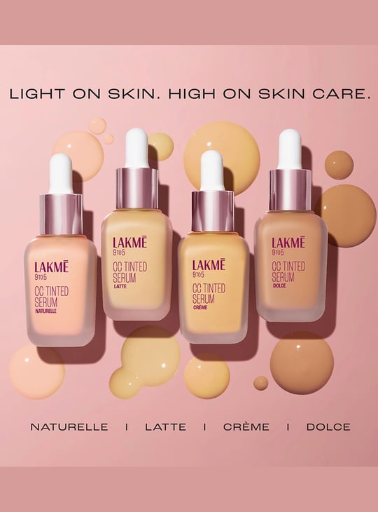 LAKME 9to5 CC Tinted Serum with Hyaluronic Acid - Dolce - 30ml