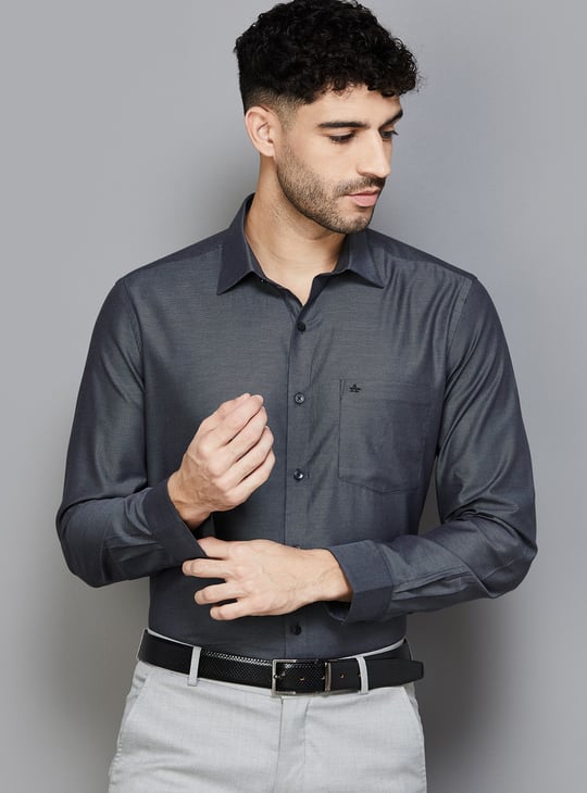 ARROW Men Solid Regular Fit Formal Shirt