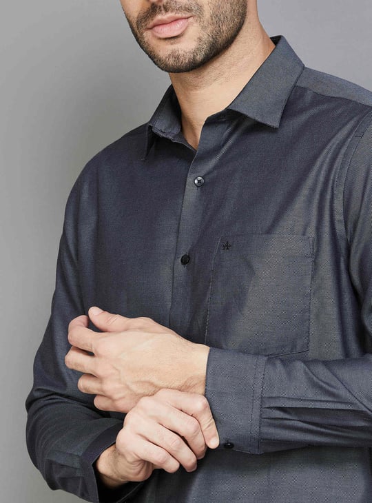 ARROW Men Solid Regular Fit Formal Shirt