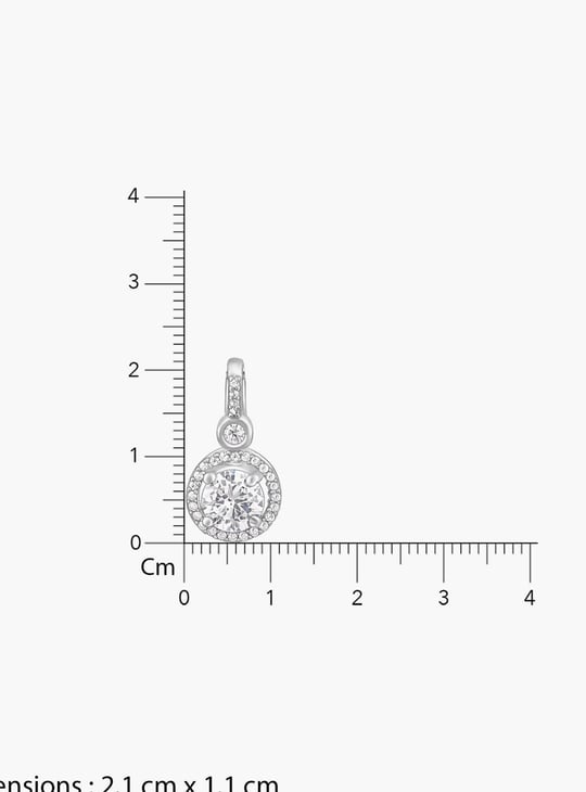 GIVA Sterling Silver Drizzle Drop Chain with Pendant