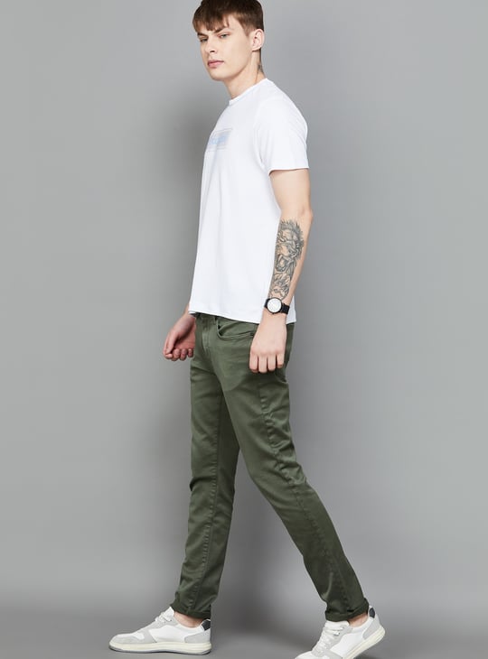US POLO ASSN Men Coloured Brandon Jeans (Slim Tapered)