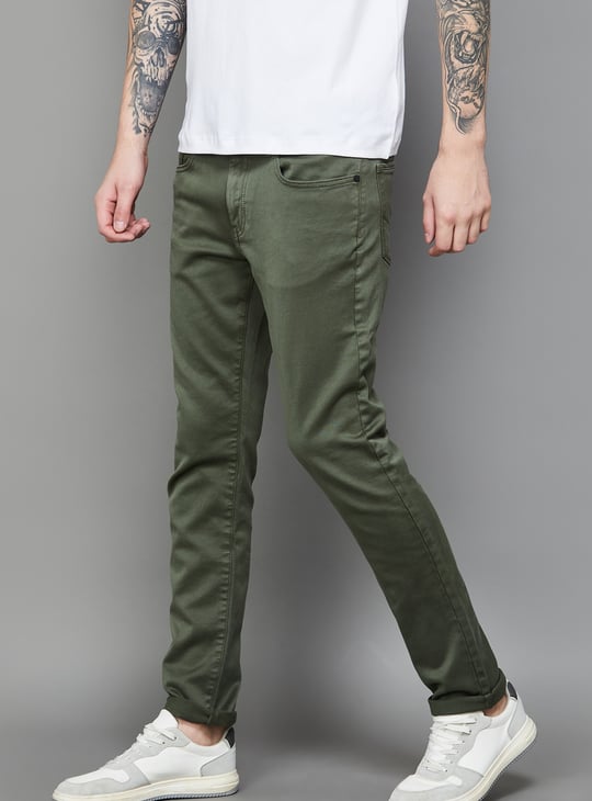 US POLO ASSN Men Coloured Brandon Jeans (Slim Tapered)