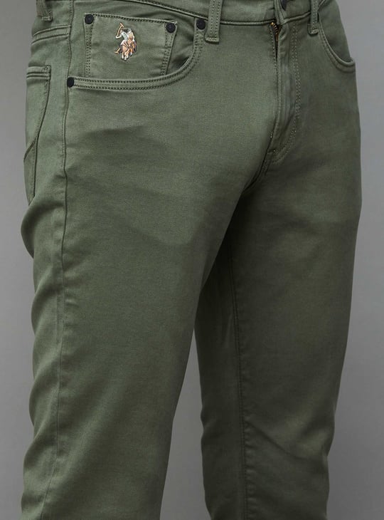US POLO ASSN Men Coloured Brandon Jeans (Slim Tapered)