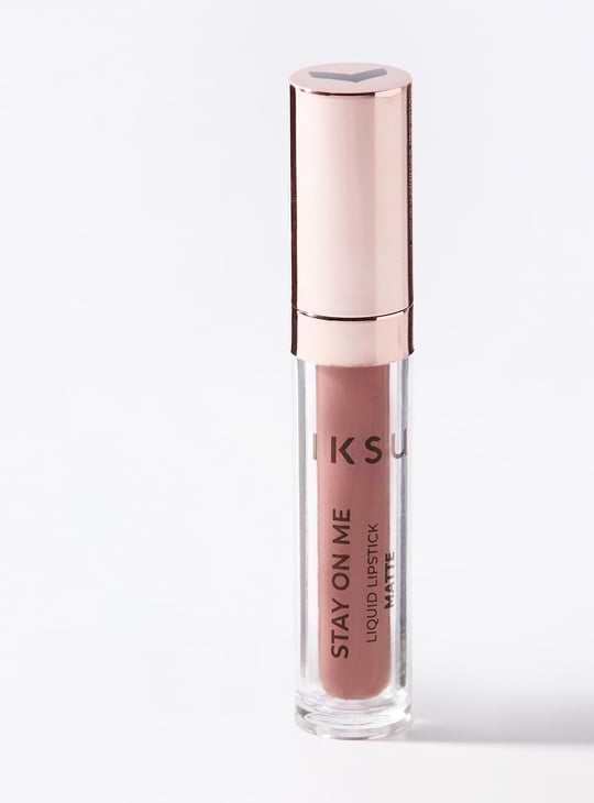 IKSU Stay On Me Matte Liquid Lipstick - Apricot Blush - 4ml