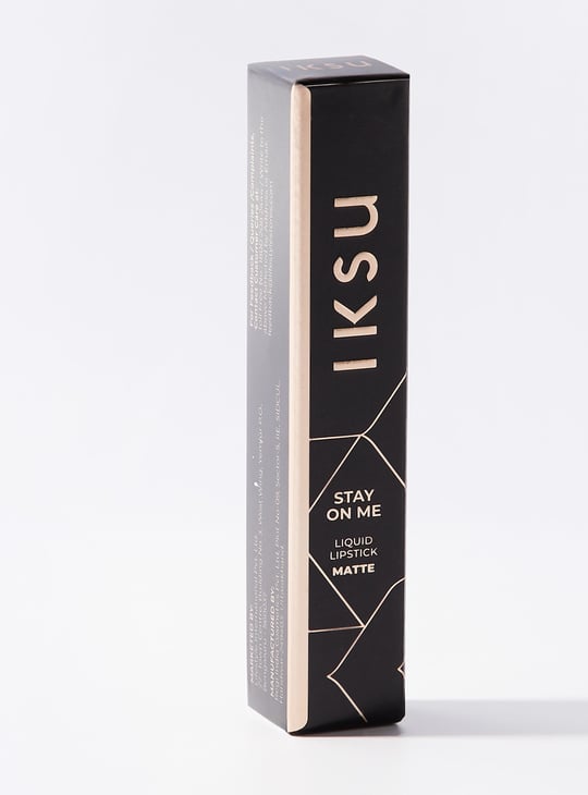 IKSU Stay On Me Matte Liquid Lipstick - Apricot Blush - 4ml