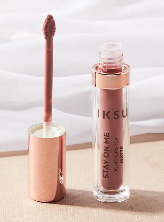 IKSU Stay On Me Matte Liquid Lipstick - Apricot Blush - 4ml