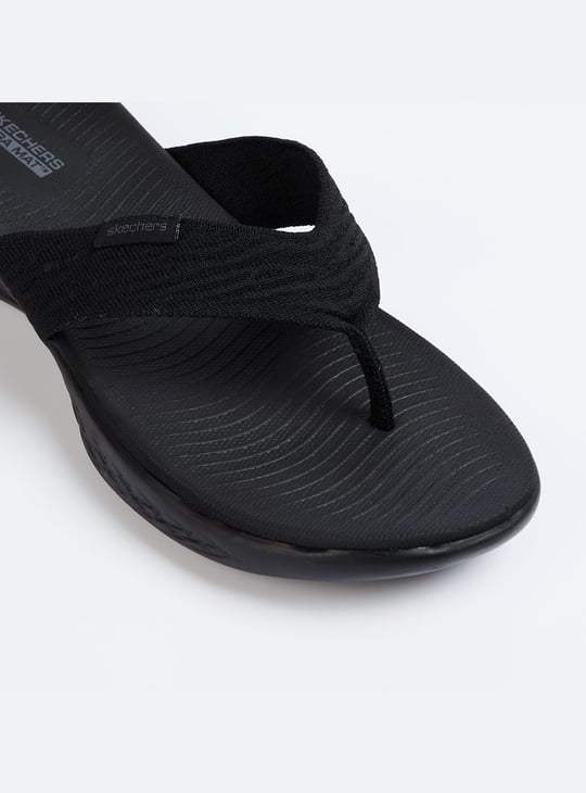 SKECHERS On The Go Women Textured Flip-Flops