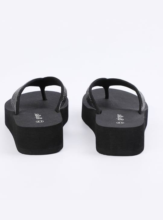GINGER Embellished Flip-Flops