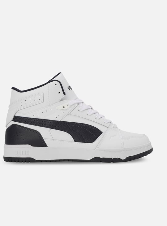 PUMA Colourblock High-Top Sneakers