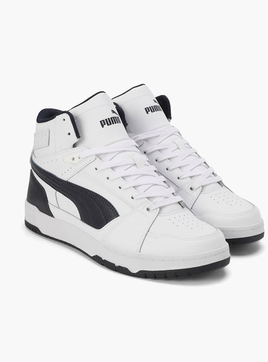 PUMA Colourblock High-Top Sneakers