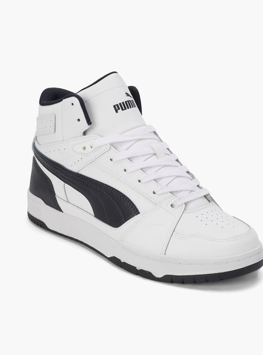 PUMA Colourblock High-Top Sneakers