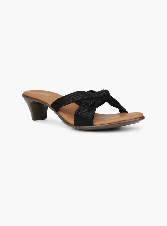 INC.5 Metallic Print Block Heels