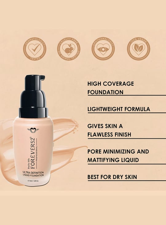 DAILY LIFE FOREVER52 Ultra Definition Liquid Foundation - Pralines Cake FLF006 - 30ml