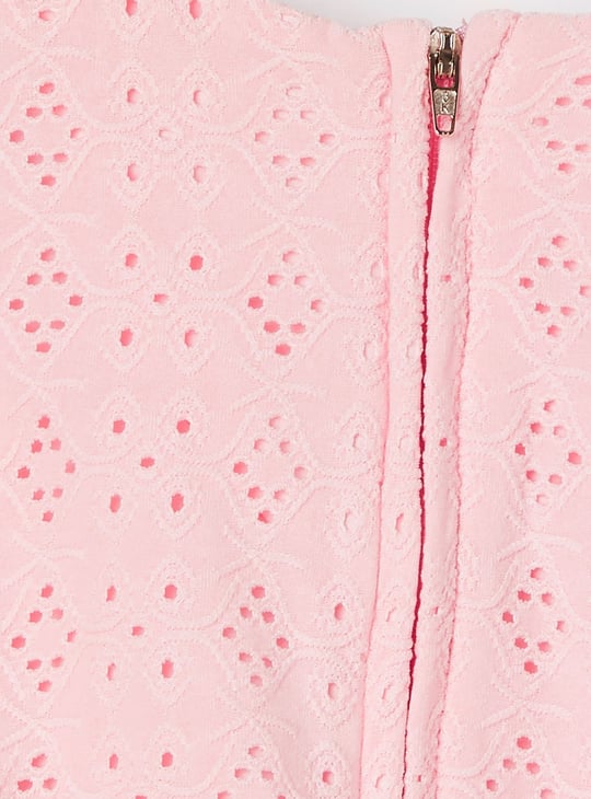 PEPPERMINT Schiffli Embroidered Top with Trousers