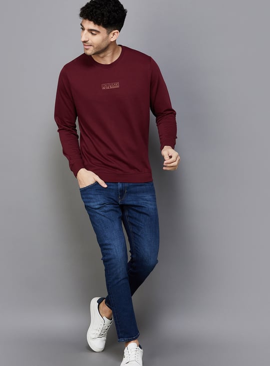 PEPE JEANS Men Solid Sweatshirt