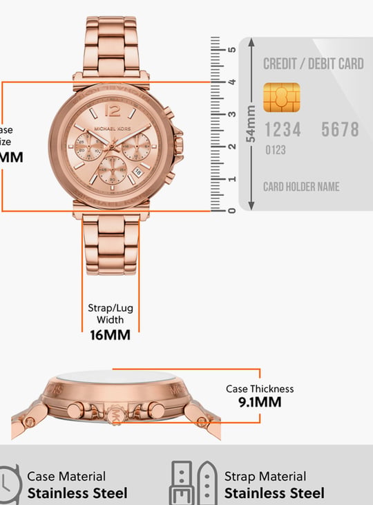MICHAEL KORS Maren Chronograph Watch - MK7494