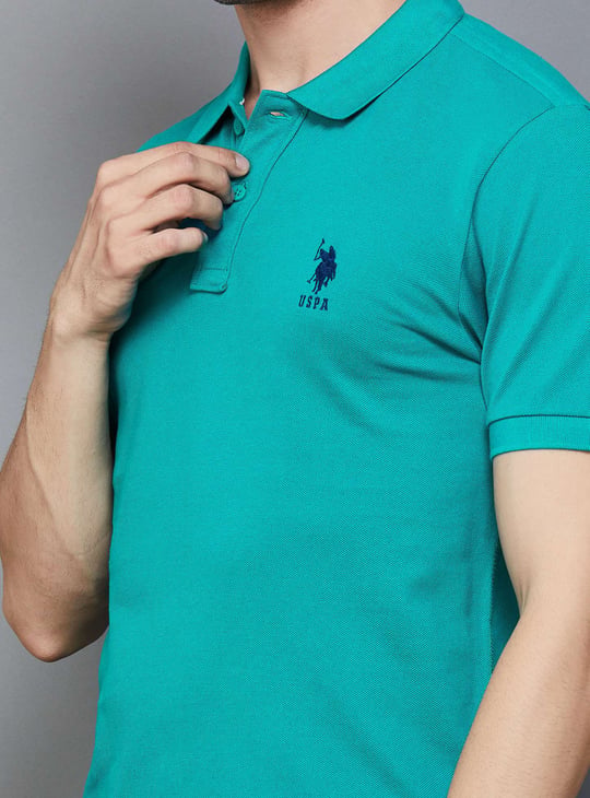 US POLO ASSN Solid Polo T-shirt