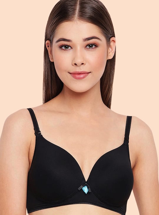 ENAMOR Invisible Neckline Padded Non-Wired T-shirt Bra