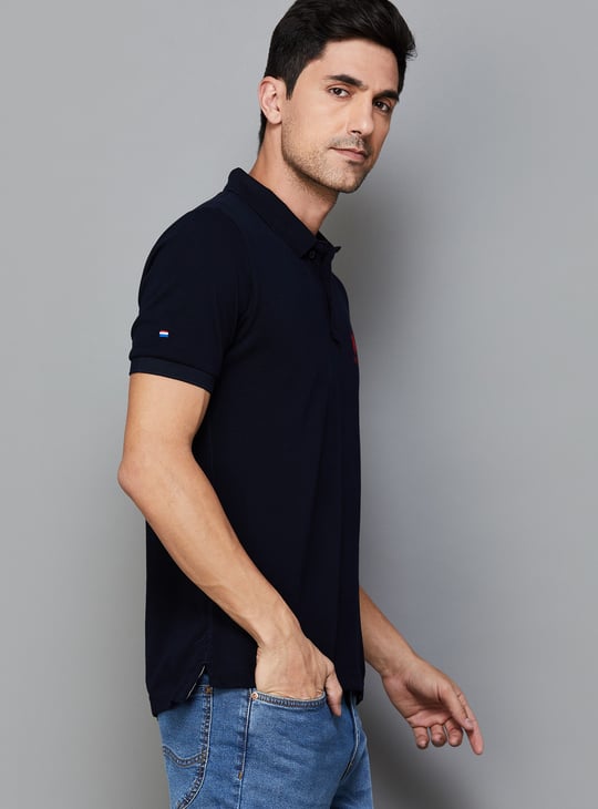 US POLO ASSN Solid Polo T-shirt