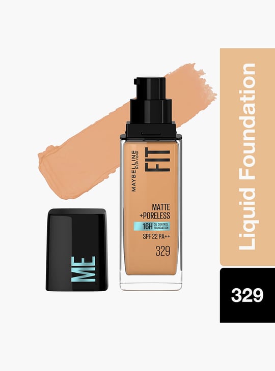 MAYBELLINE NEW YORK Fit Me Matte Poreless Foundation - 329 - 30ml