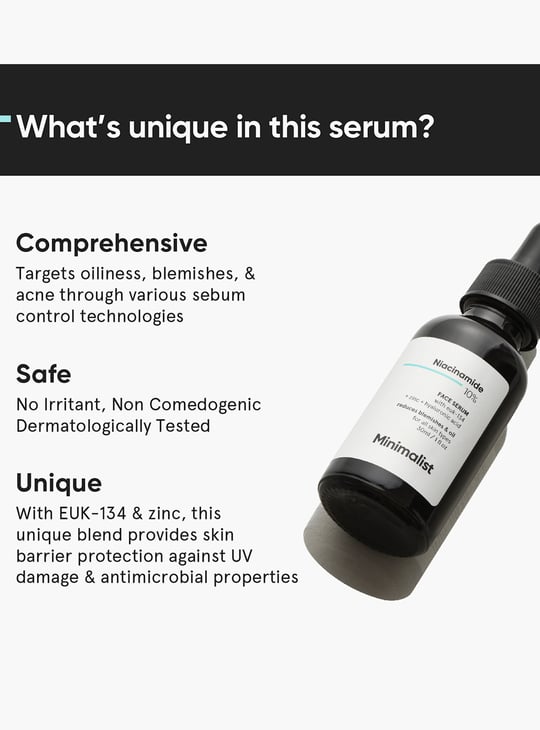 MINIMALIST 10-Percent Niacinamide Face Serum - 30ml