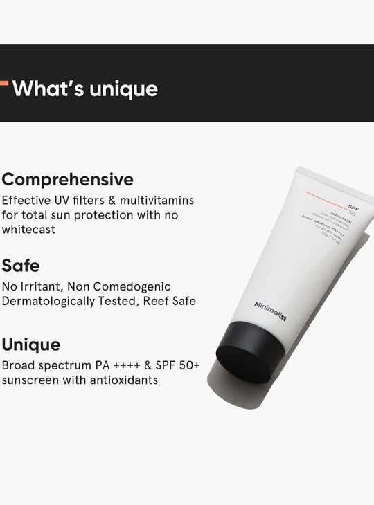 MINIMALIST SPF 50 PA ++++ Sunscreen - 50g
