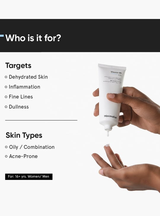 MINIMALIST 10 Percent Vitamin B5 Oil-Free Moisturizer - 50g