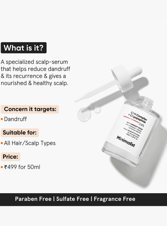 MINIMALIST Hair Growth Actives Serum - 30ml