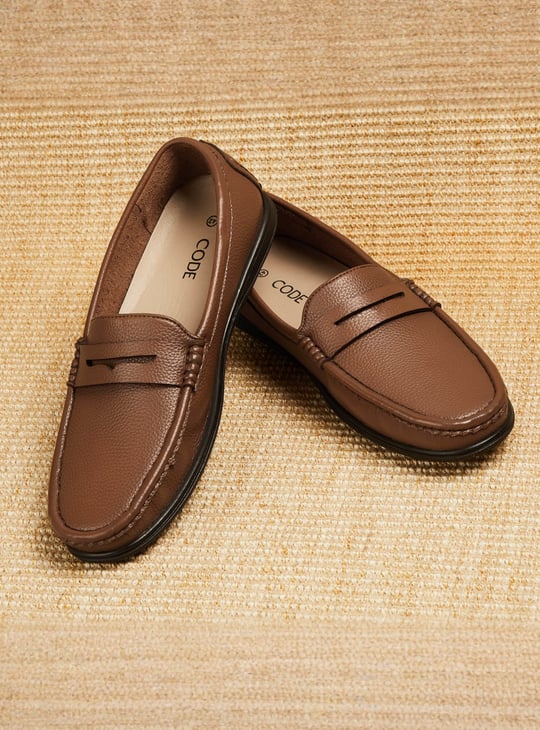 CODE Textured Loafers
