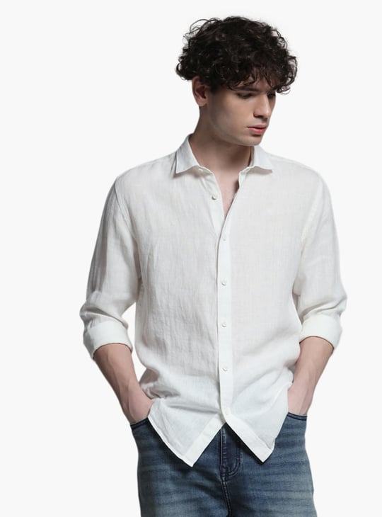 JACK & JONES Solid Regular Fit Shirt